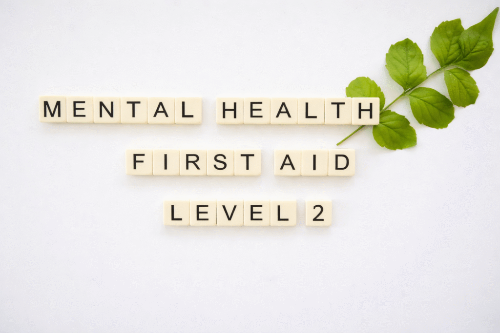 Mental Health First Aid Level 2 tiles